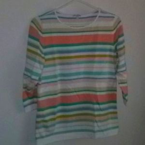 Talbot's 3/4 sleeves spring sweater